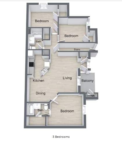 Floor Plan  a floor plan of a house