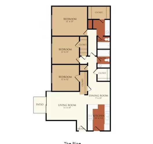 Floor Plan  unit floor plan | the madison at ballston station