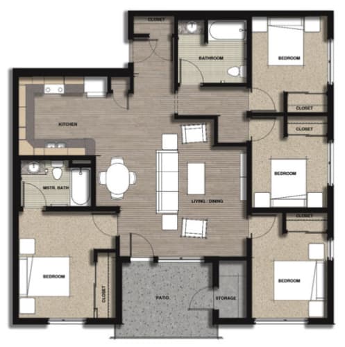 Floor Plan  Floor Plan 4 Bedroom