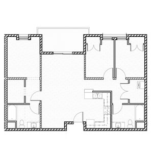 Floor Plan  Alexander Station 3 Bedroom 2 FloorPlan