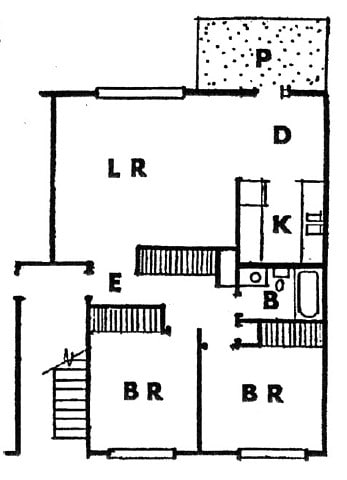 Floor Plan  a floor plan of a house