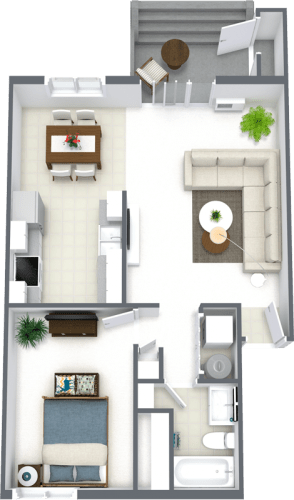 Floor Plan  Knightsbridge 1B/1B