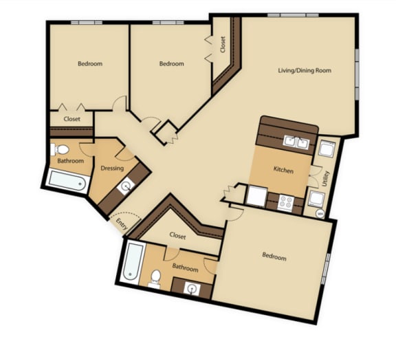 Floor Plan  Diamond Suites