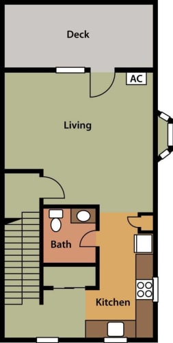 Floor Plan  Townhouse w/ Garage
