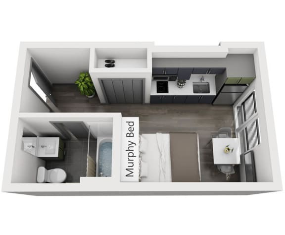 Floor Plan  Studio Cropped Floor Plan Image