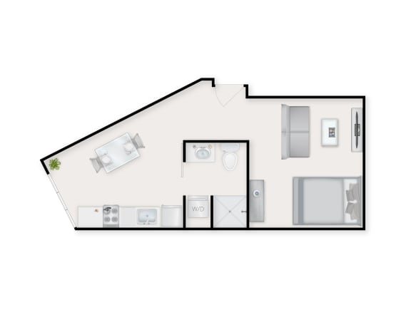 Floor Plan  Studio Open Floor Plan Image