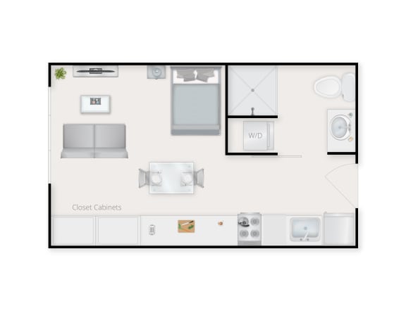 Floor Plan  Studio A Floor Plan Image