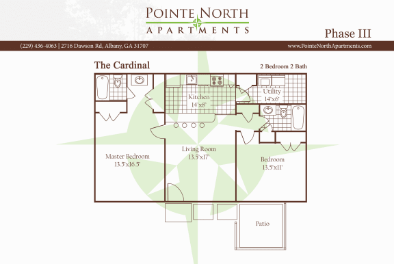 Floor Plan  Phase 3: 2 bedroom 2 bath