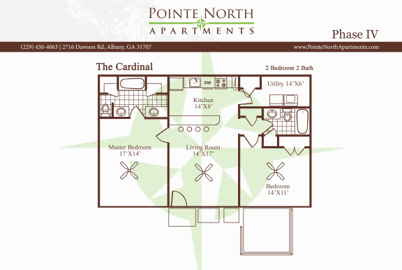 Floor Plan  Phase 4: 2 bedroom 2 bath