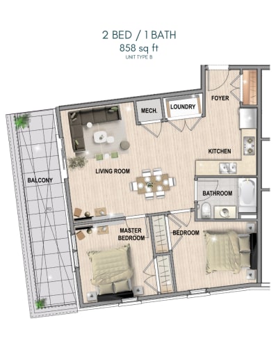 Floor Plan  a floor plan of a room with a bathroom and a living room