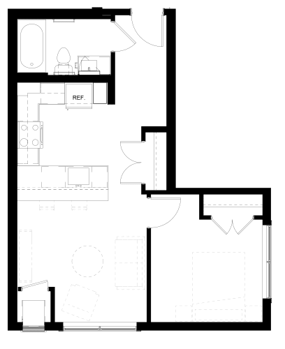 Floor Plan  floor plan of the ground floor of the house
