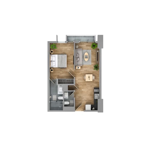 Floor Plan  bedroom floor plan an in 1 bed 1 bath