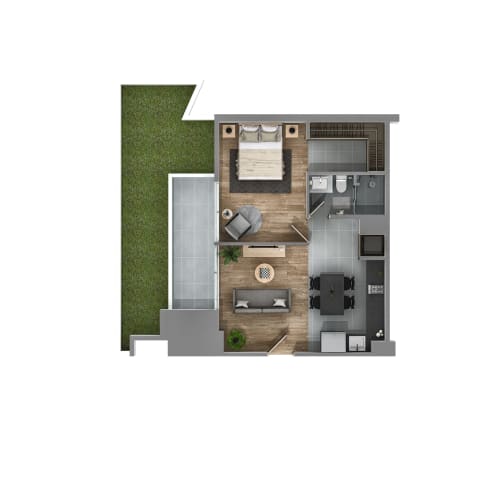Floor Plan  bedroom floor plan an in 1 bed 1 bath