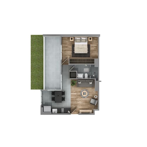 Floor Plan  bedroom apartment in a luxury condominium in monte estoril