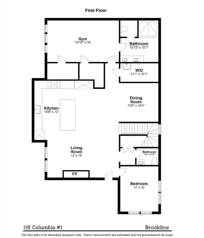 Floor Plan  a floor plan of a home with a bedroom and a living room