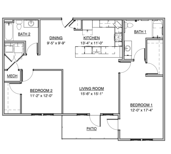 Floor Plan  a floor plan of a house