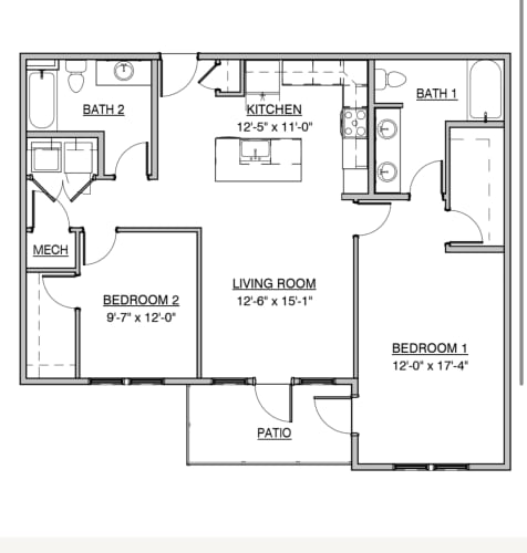 Floor Plan  a floor plan of a house
