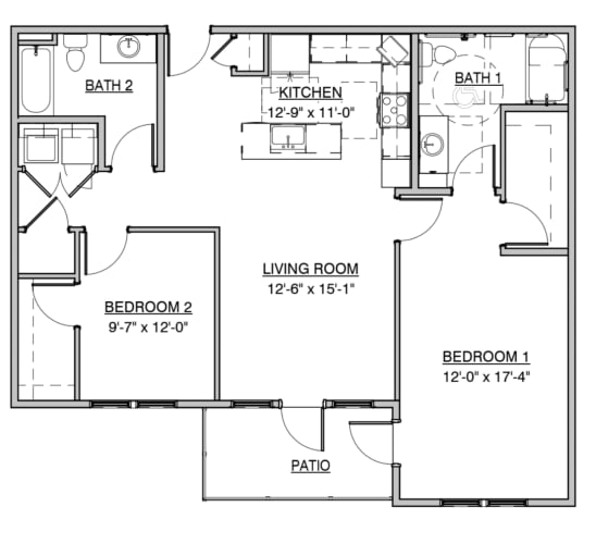 Floor Plan  a floor plan of a house