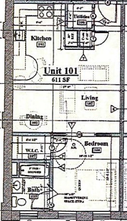 Floor Plan  a drawing of a floor plan of a house