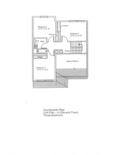 Floor Plan  CW 3-BR