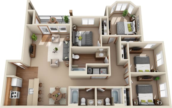 Floor Plan  4 bedroom floor plan