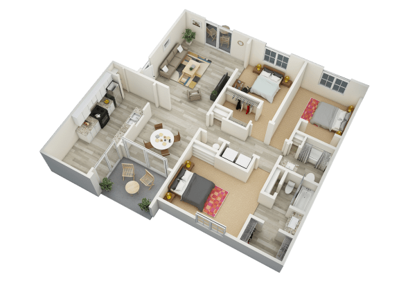 Floor Plan  bedroom floor plan an in 3d