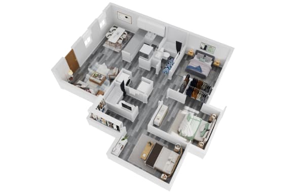 Floor Plan  bedroom floor plan an in 3d