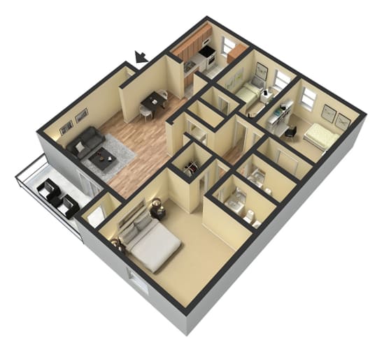 Floor Plan  this is the second floor of the house