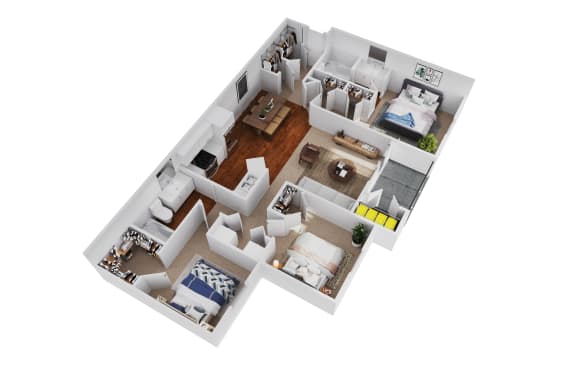 Floor Plan  bedroom floor plan an in 3d