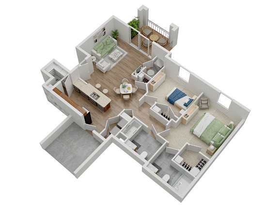 Floor Plan  bedroom floor plan an in 3d