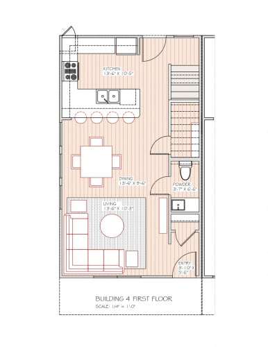 Floor Plan  a floor plan of a house with a bedroom and a living room
