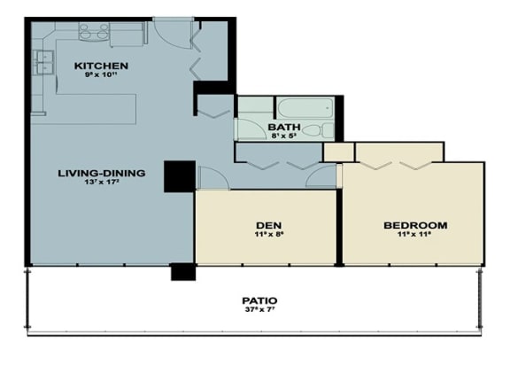 Floor Plan  a floor plan of a two story house with a bedroom and a living room