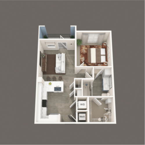 Floor Plan  A1 Floor Plan at Creekside at Grand Prairie, Grand Prairie
