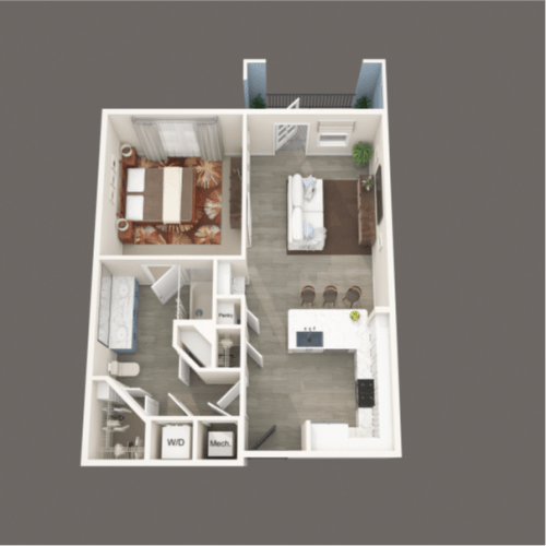 Floor Plan  A2 Floor Plan at Creekside at Grand Prairie, Grand Prairie Texas
