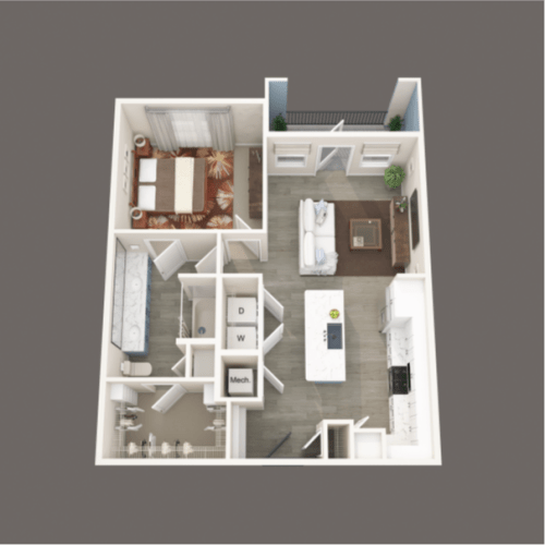 Floor Plan  A3 Floor Plan at Creekside at Grand Prairie, Grand Prairie, 75052