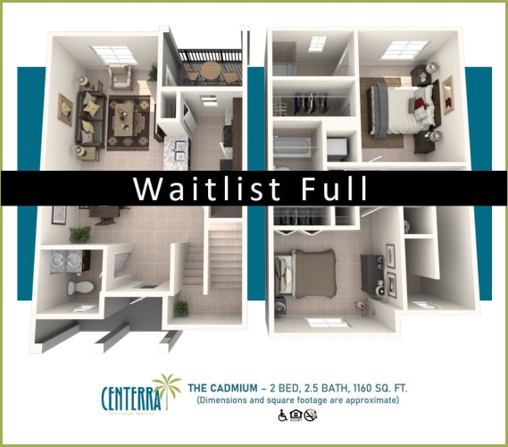 Floor Plan  2 Bedroom Apartment