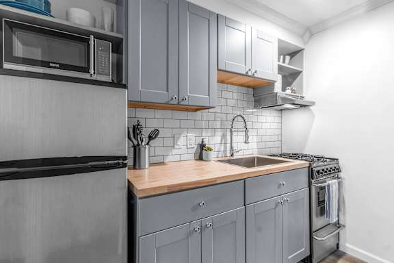Floor Plan  Kitchen Area - Studio Apartment