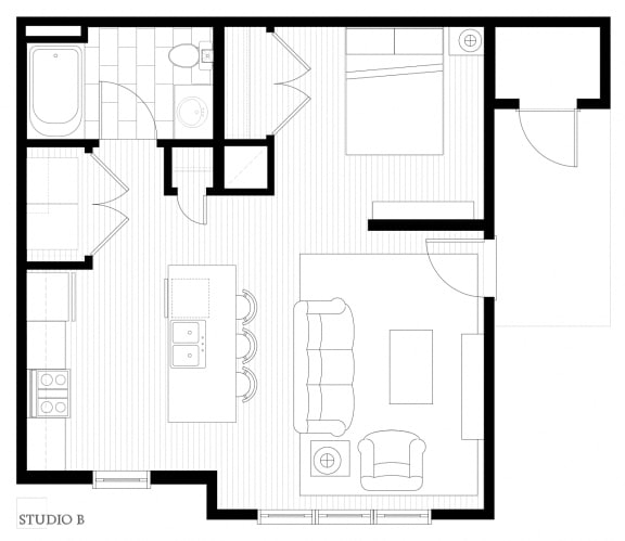 Floor Plan  Crest Studio A