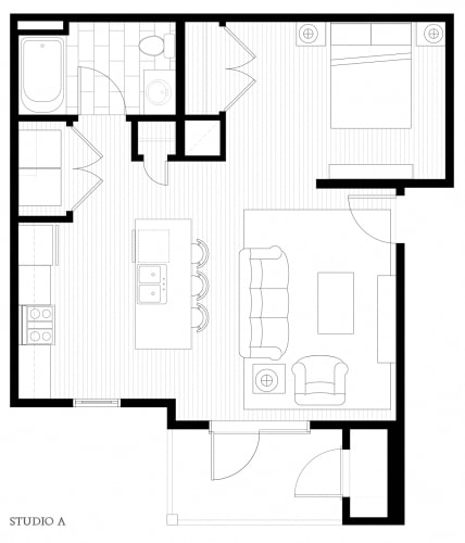 Floor Plan  Crest Studio B