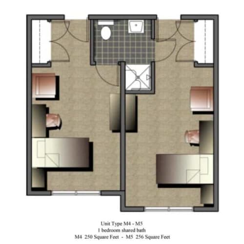 Floor Plan  a floor plan of a roommates roommates