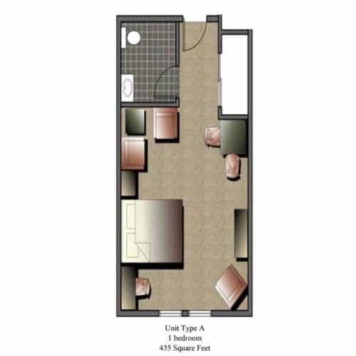 Floor Plan  urnurn floor plan  1 bedroom  1190 sq ft  the