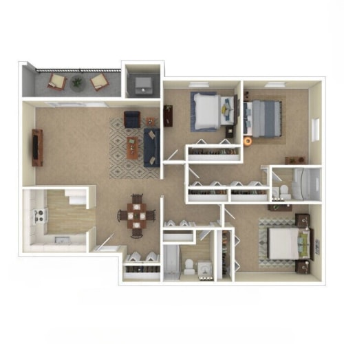 Floor Plan  3 Bedroom