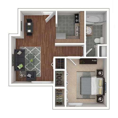 Floor Plan  a1 floor plan studio apartments for rent