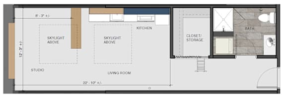 Floor Plan  Studio - Theater Nest