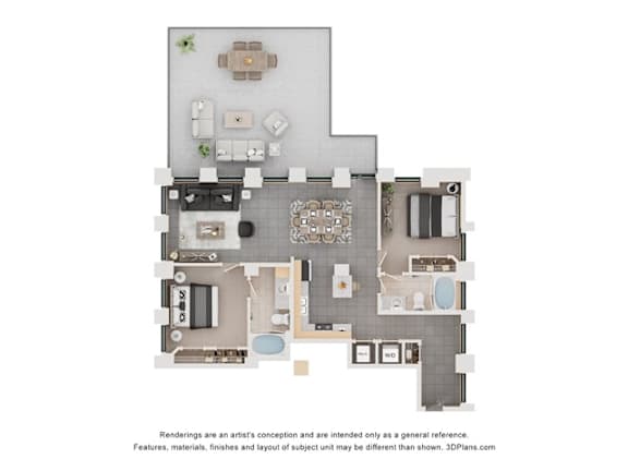 Floor Plan  IITM1 Floorplan at Arcade Apartments, St Louis, Missouri