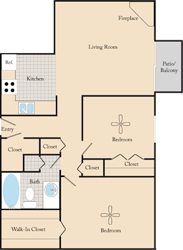 Floor Plan  a blueprint of a floor plan of a house