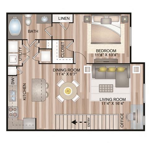 Floor Plan  Meadow Lane Courtyard