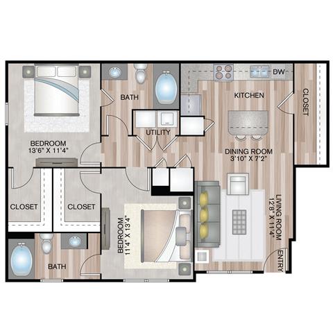 Floor Plan  Saltillo Overlook