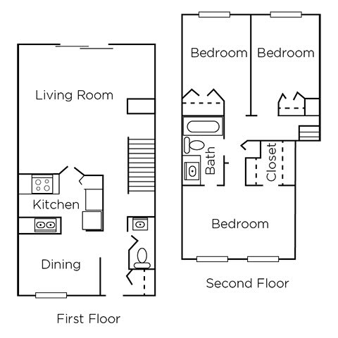 Floor Plan  3 Bedroom