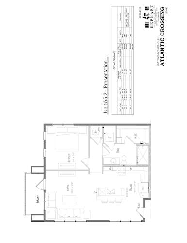 Floor Plan  A floor plan for the Key Plains Apartment Complex.